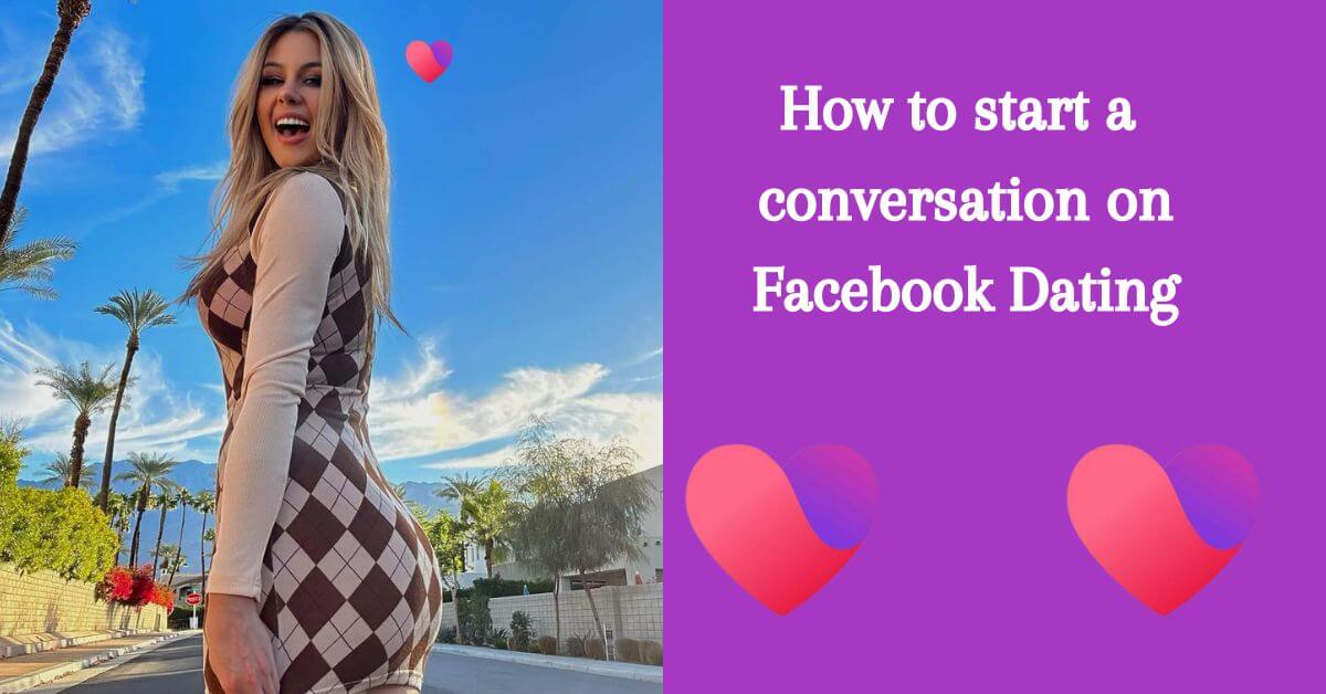 How to start a conversation on Facebook