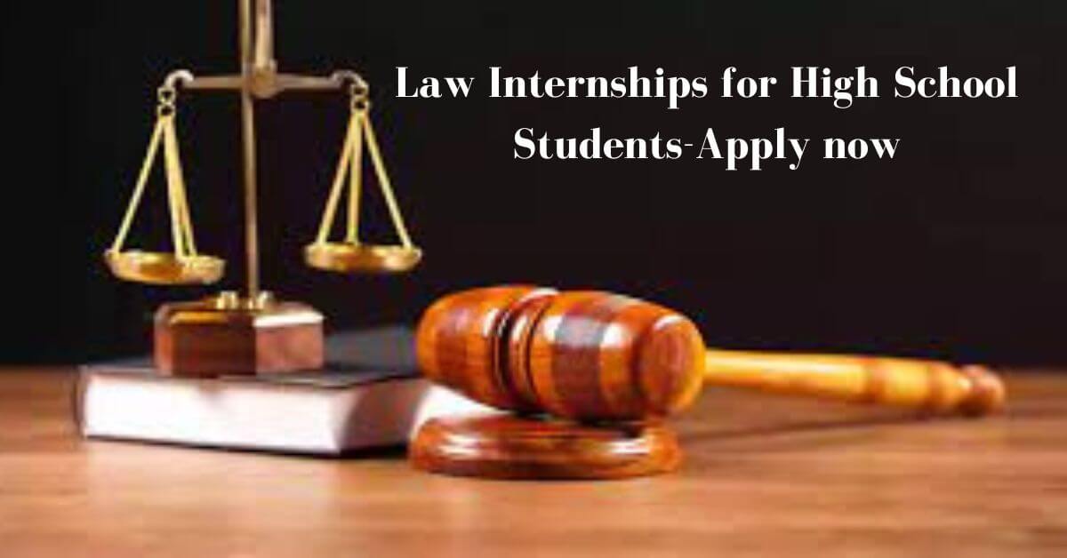 Law Internships for High School Students