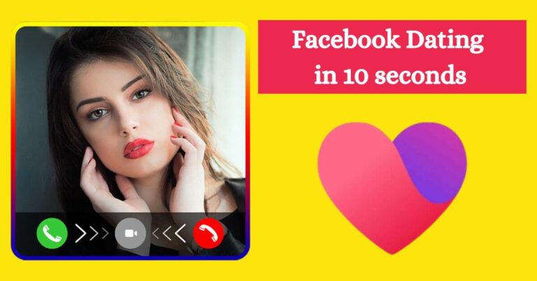 Facebook Dating in 10 seconds